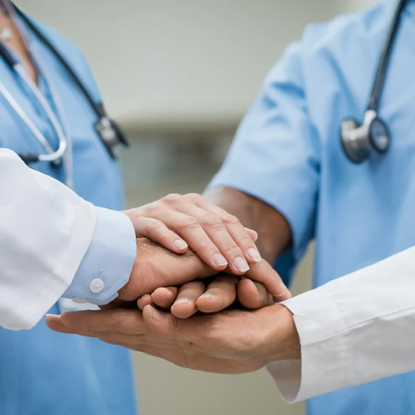 lavoro di squadra in ospedale